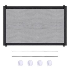 Porte Magique pour Chiens Barrière D'escalier de Sécurité pour Chiens avec Le...