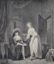 Gravure CURIOSA, 1913 : LA