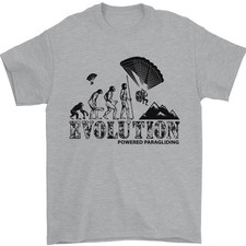 Alimenté Parapente Évolution Paraglider T-Shirt 100% Coton