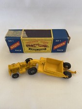 LESNEY MATCHBOX M-1 CATERPILLAR EARTH MOVER