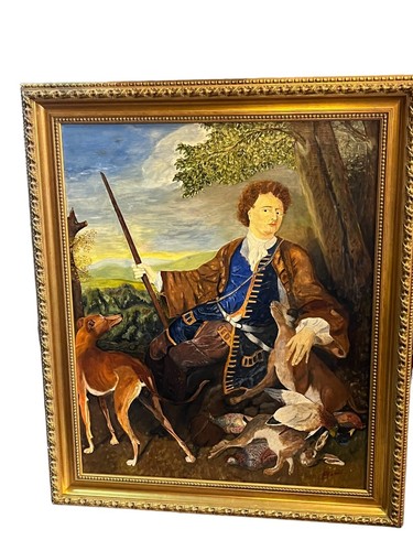 Tableau peinture huile toile - huile,