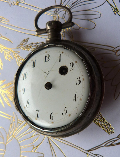 Montre gousset coq en - a,