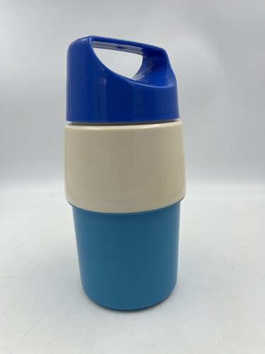 Thermos vintage bleu - thermos,