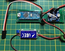 BRUITEUR ASSERVI MOTEUR V8 DIESEL 6-12V pour BATEAU RC Module Son Modélisme