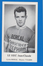 CYCLING cycling card JEAN CLAUDE LE HEC on Cycles BOREAL hoses WOLBER