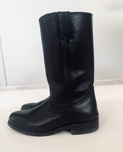 Bottes cuir noir - cuir, st