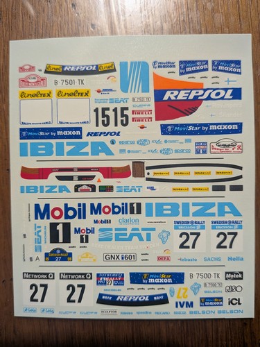 Décals seat ibiza kit - décals,