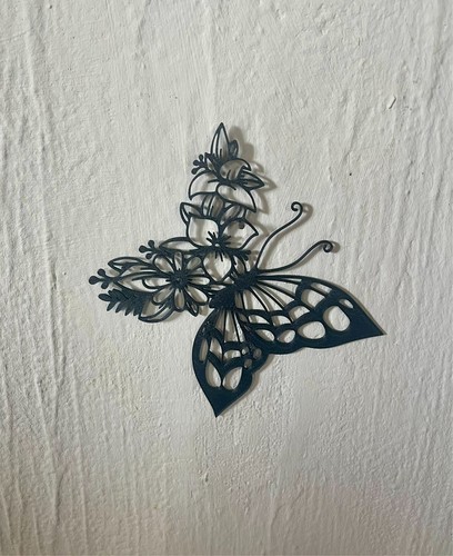 Papillon mural art nouveau - papillon,