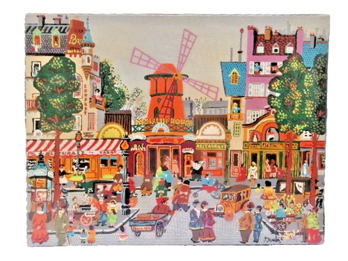 Tableau naïf vue - tableau, –