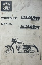 JAWA CZ SPORT 125 / SPORT 175 - ORIGINAL WORKSHOP MANUAL 1970