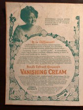 POND'S EXTRACT COMPANY VANISHING CREAM - SEPTEMBER 1912 ADVERTISEMENT
