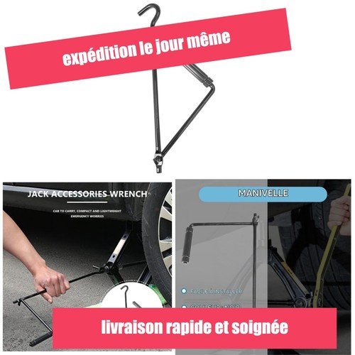 Poignée manivelle clé - , de