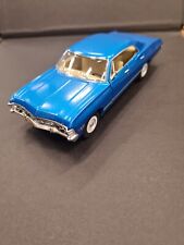 1967 Chevrolet Impala Bleu Kinsmart Voiture Jouet Modèle 1/43 Echelle Ouvert