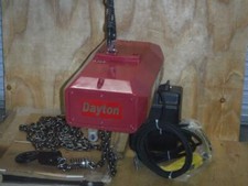 NEW Dayton 452R37 Chain Hoist 2000 lb. Load 20 ft. Lift 230/460 volt 3 phase