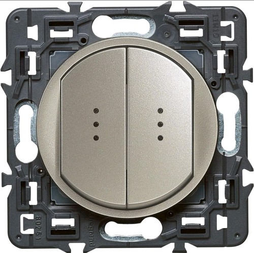 Double interrupteur legrand - interrupteur,