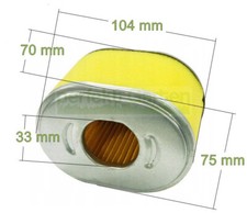 Filtre à air pour groupe électrogène pompe à eau fraise à neige avec moteur H...