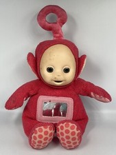 TOMY Golden Bear Vintage Plush TELETUBBIES Official Red PO Blanket 26 cm