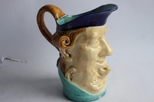 SARREGUEMINES Double Faced Slipper Pitcher (39486)