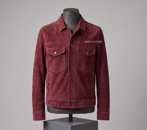 Veste camionneur homme - , daim