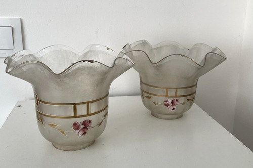 Paire tulipes pour lampe - paire,