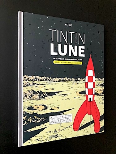 Tintin lune hergé - la,