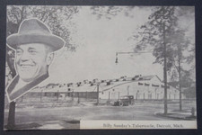 Billy Sunday's Tabernacle, Detroit MICH evangelist postcard