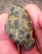 superb Variolite 41mm natural raw volcanic rock minerals fine stone