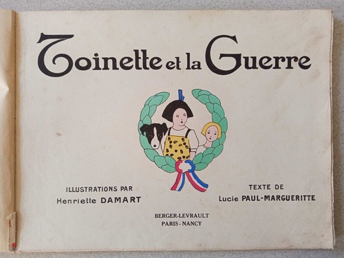 Livre wwi 1917 toinette la - et,