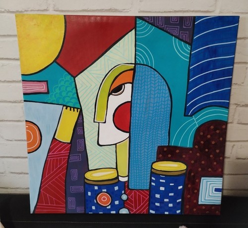 Tableau peinture acrylique - tableau,