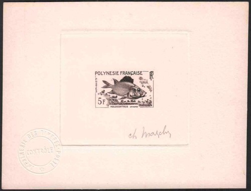 French polynesia 1962 squirrel - french,
