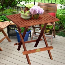 Jardin Table Pliable Bois