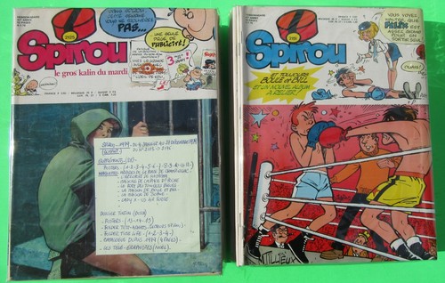 Spirou fascicules annee 1979 - spirou,