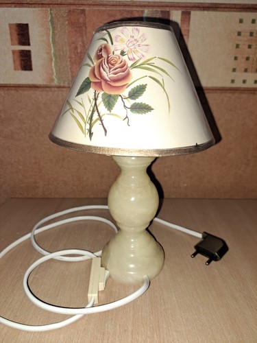Ancienne lampe albâtre des - en,