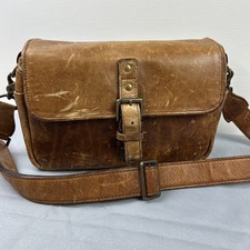 ONA The Bowery Camera Bag Antique Cognac Leather Shoulder Strap Messenger Bag