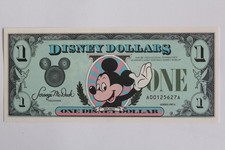 Billet 1 Disney Dollars Mickey Mouse neuf (66174)