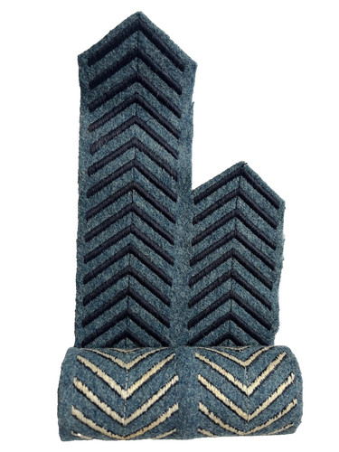Rare chevron brisque bleu - rare,
