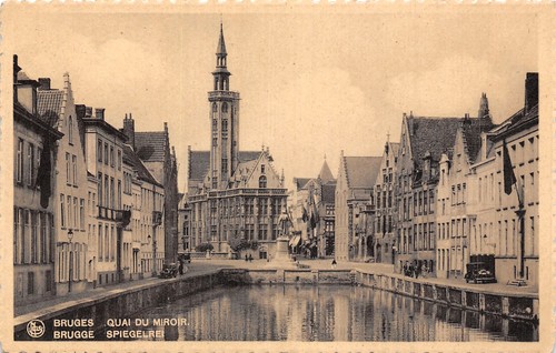 Belgique bruges quai miroir - bruges,