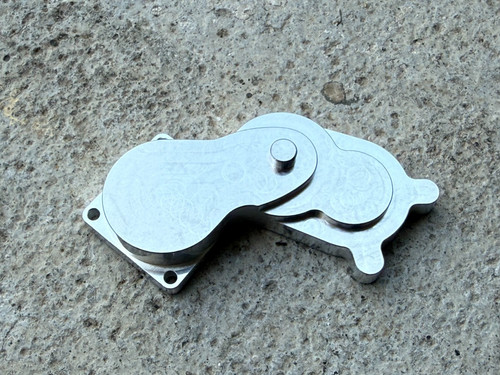 Aluminum start motor plate - start,