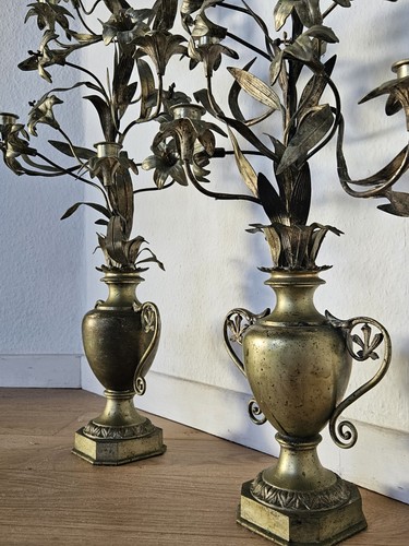 Garniture bronze chandelier - garniture,