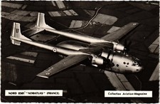 PC AVIATION AIRCARFT NORD 2501 NORATLAS FRANCE REAL PHOTO (a42026)