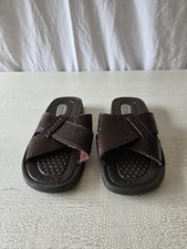 Claquettes Sandales Tong Chaussures Été  Homme Pointure 44 Marron