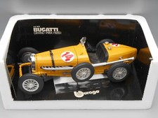 1935 Yellow Bugatti Grand Prix Car - Bburago