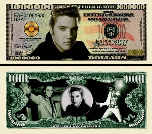 Elvis presley king billet - le,