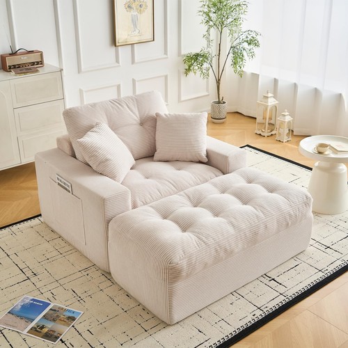 Oversized chaise lounge chair - oversized,
