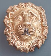 Cuivrerie Tête de Lion Giberne Second Empire Uniforme Napoléon III ORIGINAL