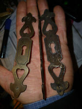 Lot of 3: Anodized Bronze Key Hole Wardrobe Closet Furniture Office Secretary 