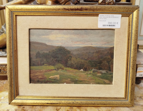 Huile sur bois jean jacques - bois,