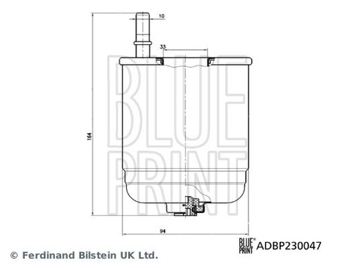 Filtre mazout adbp230047 - filtre,