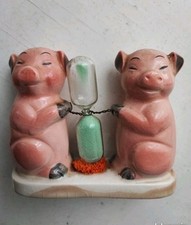 Rare Antique Goebel Hourglass Pig Model 