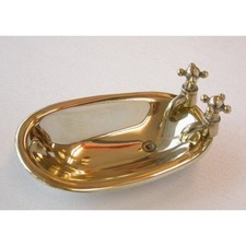 Porte-Savon En Laiton Poli